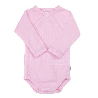 Joha Omslagromper 100% wol - Lichtroze