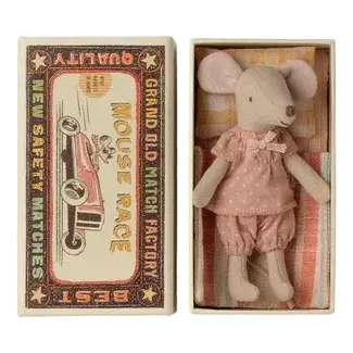 Maileg Big sister mouse in matchbox