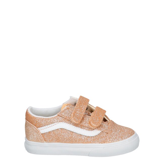Vans Old Skool V Glitter Apricot Glow