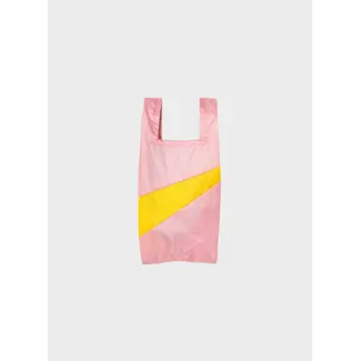 SUSAN BIJL The New Shopping Bag Pink Panther & Sunflower Small