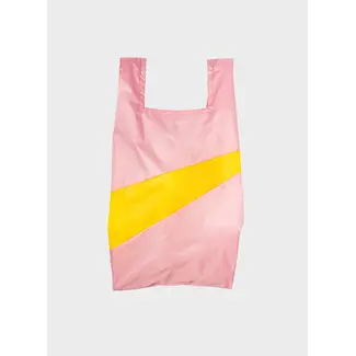 SUSAN BIJL The New Shopping Bag Pink Panther & Sunflower Medium