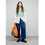 SUSAN BIJL The New Shopping Bag Orange & Ocean Medium