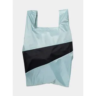 SUSAN BIJL The New Shopping Bag Surf Spray & Black Large