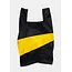 SUSAN BIJL The New Shopping Bag Black & Sunflower Large
