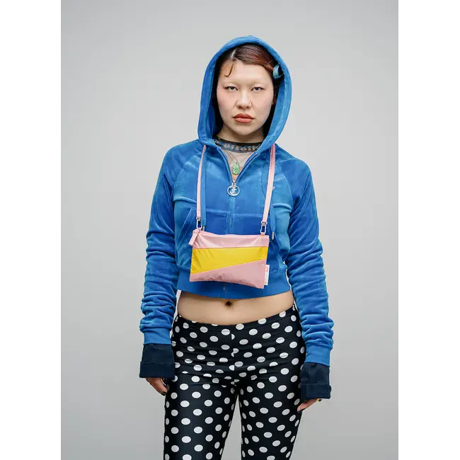 SUSAN BIJL The New Pouch Pink Panther & Sunflower Small