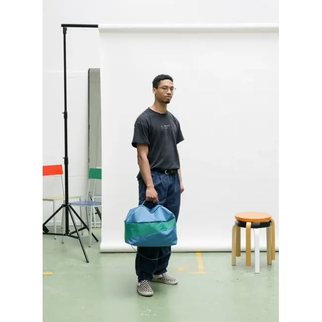 SUSAN BIJL The New 24/7 Bag Dark Petrol & Seaweed