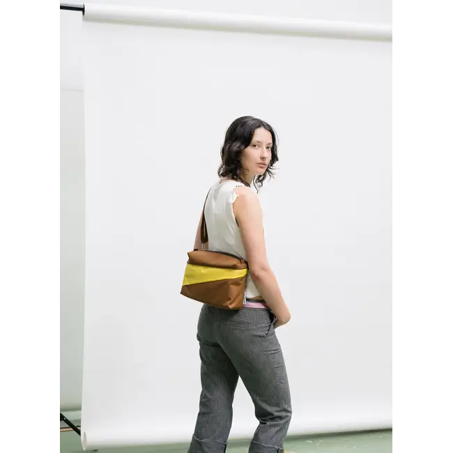 SUSAN BIJL The New Bum Bag  Hazel & TV Yellow  Medium