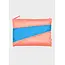 SUSAN BIJL The New Pouch  Coral & Wave  Large