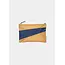 SUSAN BIJL The New Pouch  Camel & Navy  Medium