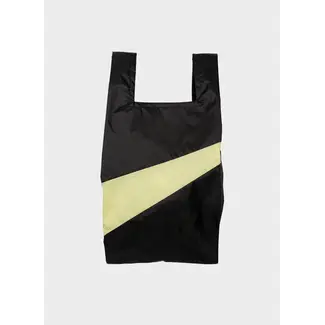SUSAN BIJL The New Shopping  Bag Black & Joy  Medium
