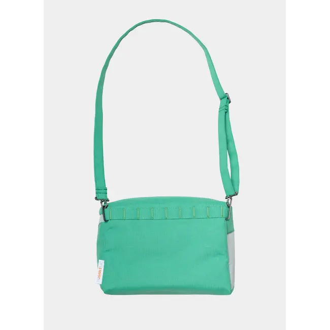 SUSAN BIJL The New Bum Bag Holly Green & Surf Spray Medium