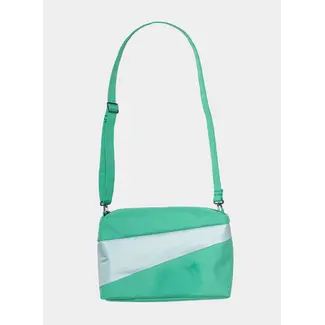 SUSAN BIJL The New Bum Bag Holly Green & Surf Spray Medium