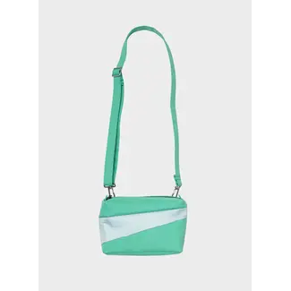 SUSAN BIJL The New Bum Bag Holly Green & Surf Spray Small