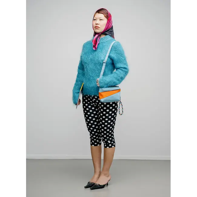 SUSAN BIJL The New Bum Bag Ocean & Orange Small