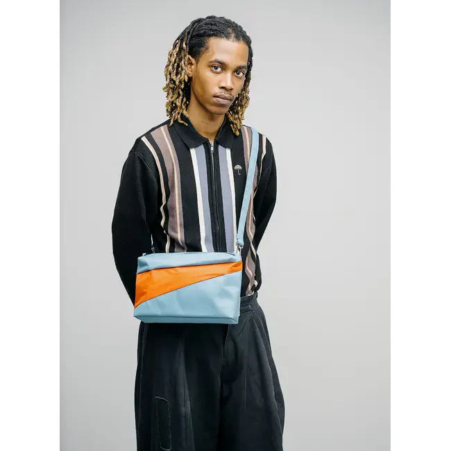 SUSAN BIJL The New Bum Bag Ocean & Orange Medium