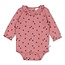 Feetje Romper ajour rib AOP - Ladybug