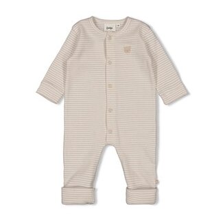 Feetje Pak omslagvoet rib met streep - Honey Bear