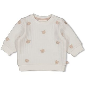Feetje Sweater AO embroidery - Honey Bear
