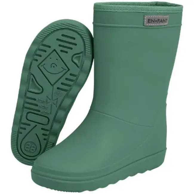En Fant Rain Boots Solid Verdant Green