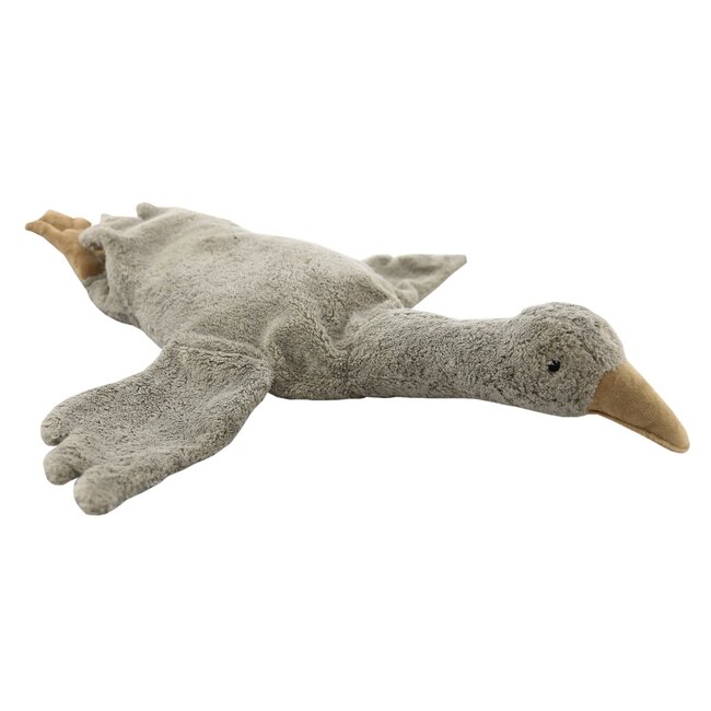 Senger Naturwelt Cuddly animal Goose large | grey | vegan