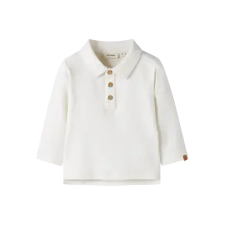 Lil' Atelier NBMFUNDO LS SLIM TOP LIL Coconut Milk