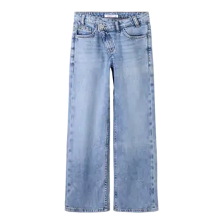 Name it NKFROSE WIDE ASYM CLOSURE JEANS 2244-BP Medium Blue Denim