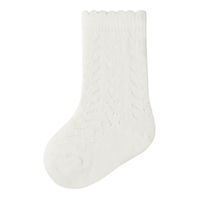 Lil' Atelier NBFHERDA KNEE SOCK LIL Coconut Milk