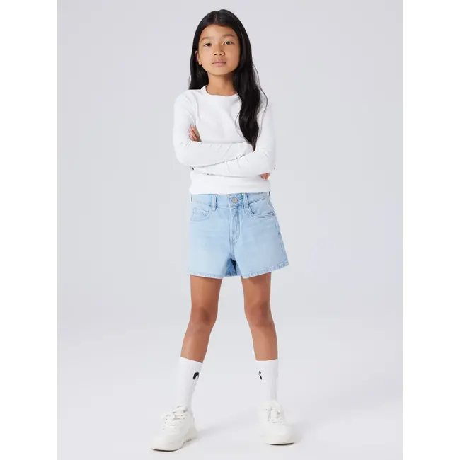 Name it NKFROSE MOM DNM SHORTS 1141-MJ NOOS Light Blue Denim1