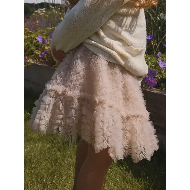 Lil' Atelier NMFFAUNA TULLE SKIRT LIL Pumice Stone