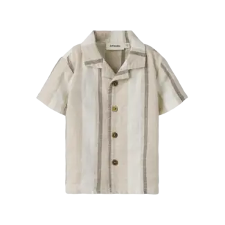 Lil' Atelier NBMFIBERT SS LOOSE SHIRT LIL Coconut Milk