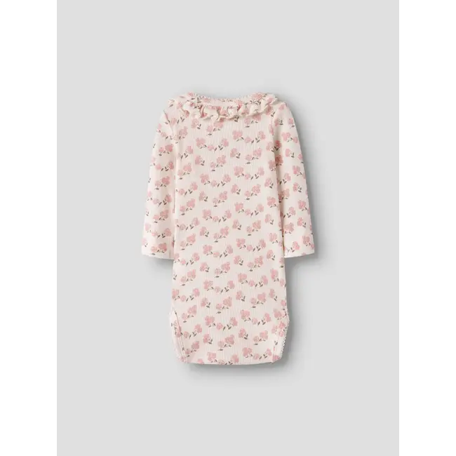 Lil' Atelier NBFGAGO KIS LS SLIM BODY LIL Coconut Milk HYDRANGEA