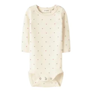Lil' Atelier NBFLALO TIG LS SLIM BODY LIL turtledove heart
