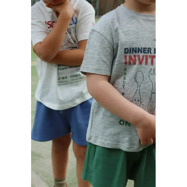 Konges Slojd FAMO TEE GOTS GREY MELANGE