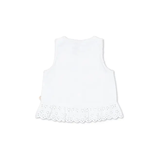 Konges Slojd EVELINA TOP GOTS BRIGHT WHITE