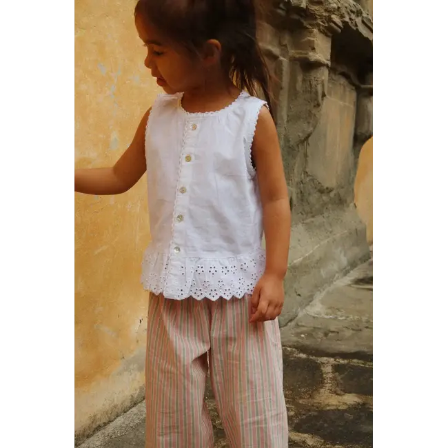 Konges Slojd EVELINA TOP GOTS BRIGHT WHITE