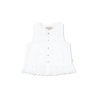Konges Slojd EVELINA TOP GOTS BRIGHT WHITE