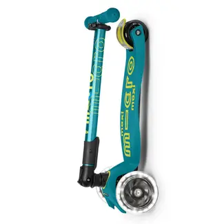 Micro Step Maxi Micro step inklapbaar LED petrol green