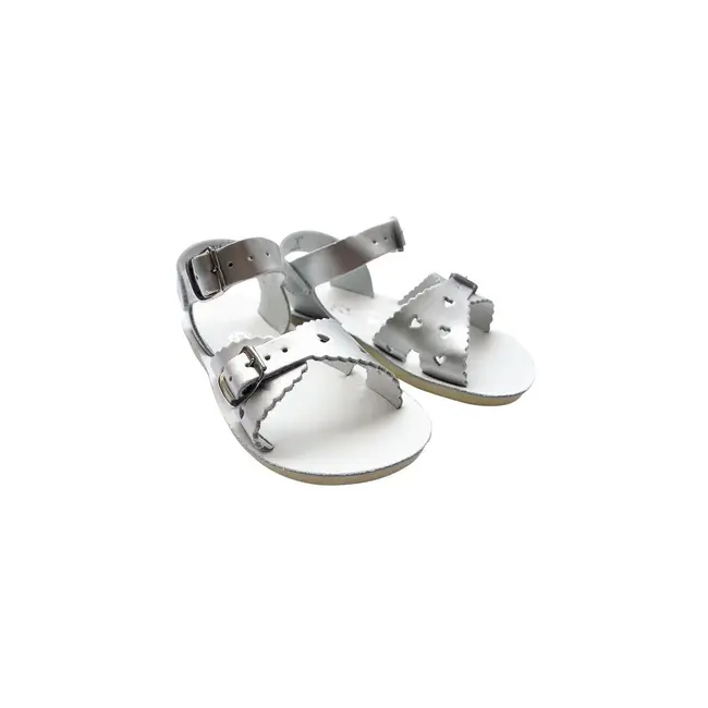 Salt Water Sandals sweetheart Silver