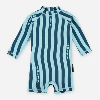 Beach & Bandits Salty Stripes Baby uv Suit