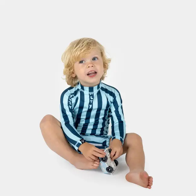 Beach & Bandits Salty Stripes Baby uv Suit