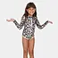 Beach & Bandits Leopard Shark ivory uv suit