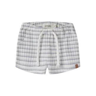 Lil' Atelier NBMHALDUR LOOSE SHORTS LIL Coconut Milk DUSTY BLUE