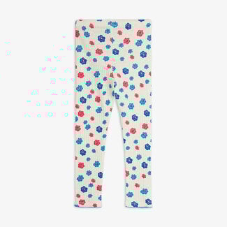 Mini Rodini Flowers aop pointelle leggings