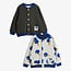 Mini Rodini Table tennis reversible baseball cardigan