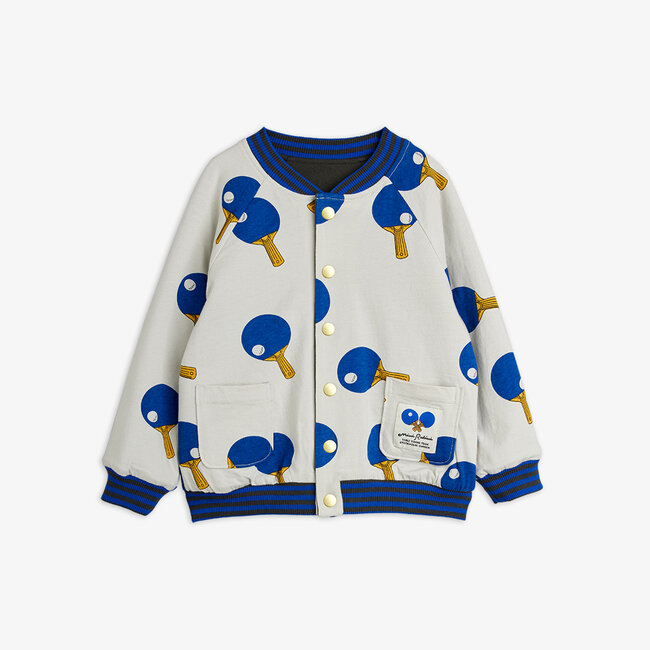 Mini Rodini Table tennis reversible baseball cardigan