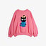 Mini Rodini Cat chenille sweatshirt Pink