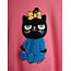 Mini Rodini Cat chenille sweatshirt Pink