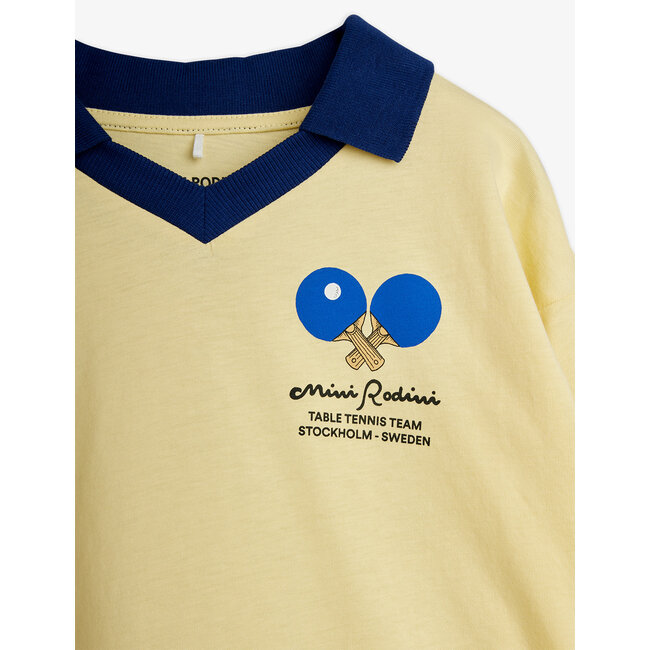 Mini Rodini Table tennis sp collar ls top