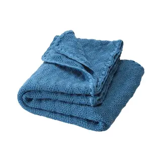 Disana Babydeken gebreid 100% wol - Dove blue
