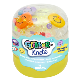 Moses Glibber klei slijm met confetti